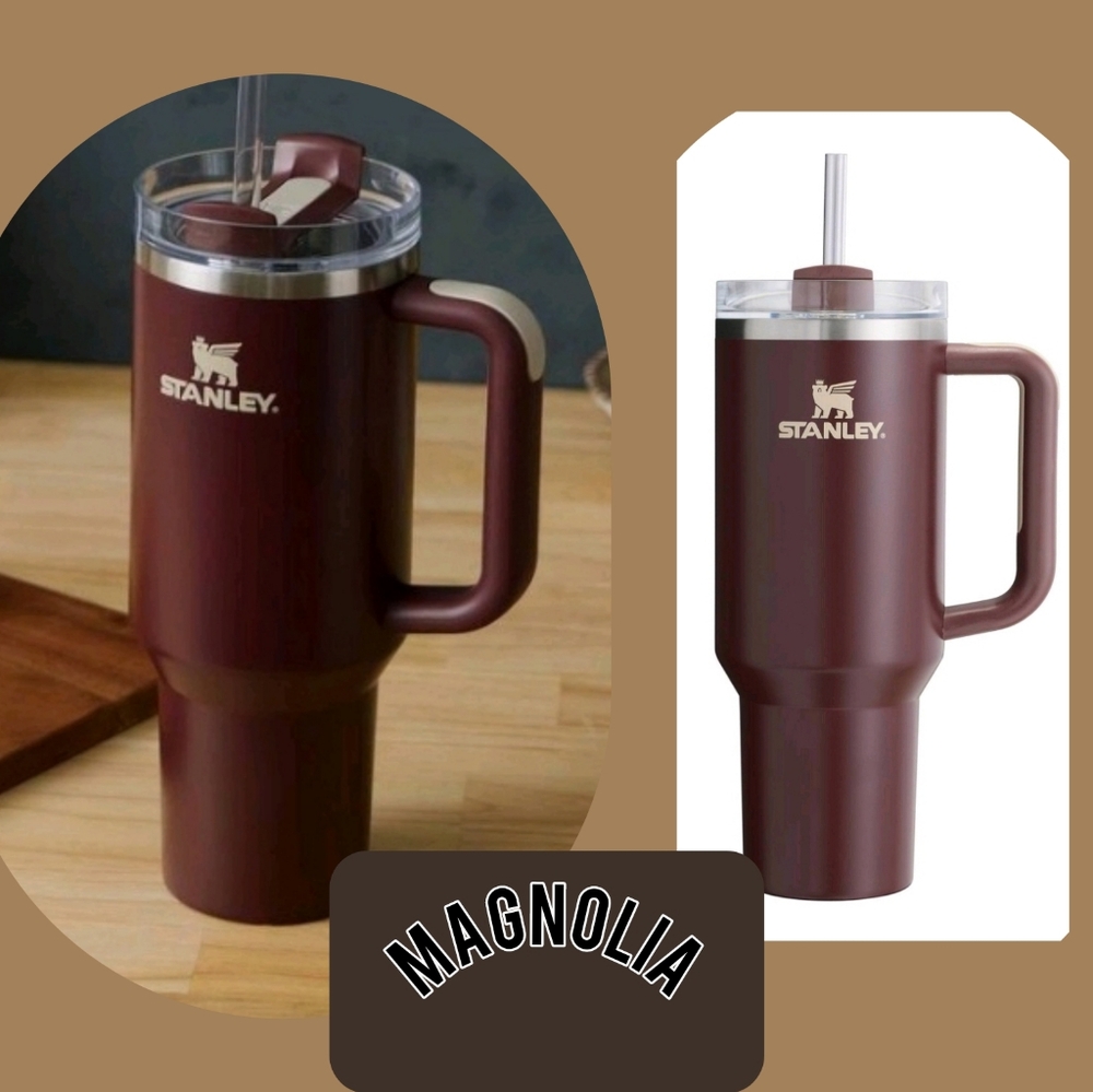 Stanley 40 oz Tumbler  Magnolia-Hearth & Hand "CABERNET RED"  NEW